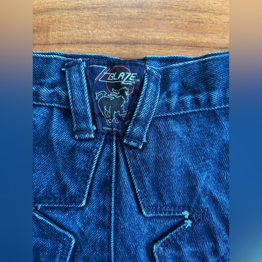 Vintage 80s blaze riding skirt lone star - Picture 4 of 8